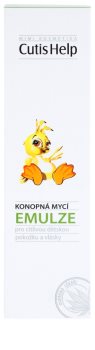 CutisHelp Mimi lotiune pentru curatare cu extract de canepa pentru nou-nascuti si copii