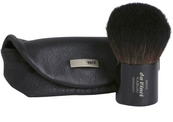 da Vinci Kabuki čopič za puder + usnjena torbica