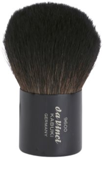 da Vinci Kabuki štětec na pudr + kožené pouzdro