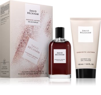 david beckham exquisite leather woda perfumowana 100 ml   zestaw 