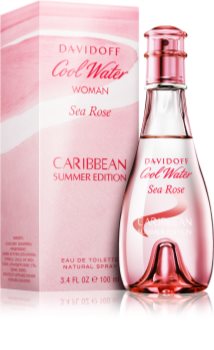 Davidoff Cool Water Woman Sea Rose Caribbean Summer Edition Eau de Toilette Damen 100 ml