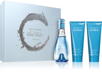 davidoff cool water oceanic edition for her woda toaletowa 100 ml   zestaw  