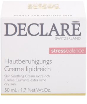 Declaré Stress Balance crema calmante y nutritiva para pieles secas e irritadas