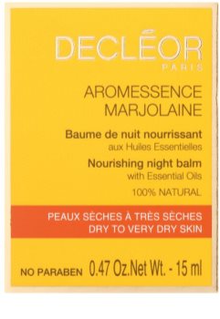 Decléor Intense Nutrition balsam de noapte hranitor