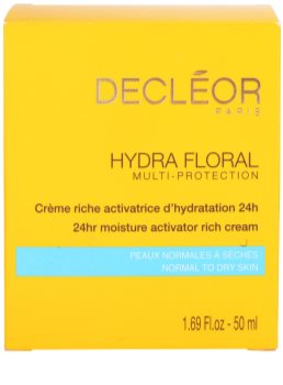 Decléor Hydra Floral bogaty krem nawilżający do cery normalnej i suchej