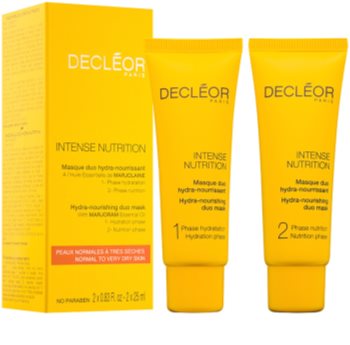 Decléor Intense Nutrition masca hidratanta si hranitoare duo