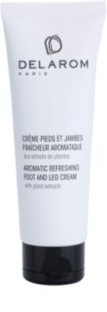 Delarom Body Care creme refrescante e aromático de pés com extratos vegetais