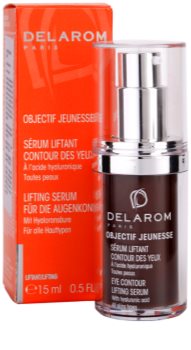 Delarom Lifting ser cu efect de lifting pentru conturul ochilor cu acid hialuronic