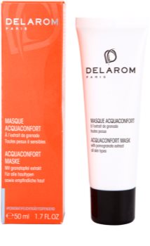 Delarom Moisturizing feuchtigkeitsspendende Gesichtsmaske mit Extrakten aus Granatapfel