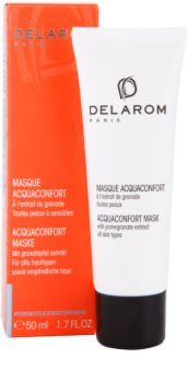 Delarom Moisturizing feuchtigkeitsspendende Gesichtsmaske mit Extrakten aus Granatapfel