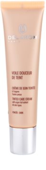 Delarom Tinted Care creme facial com cor e com extrato de aragão
