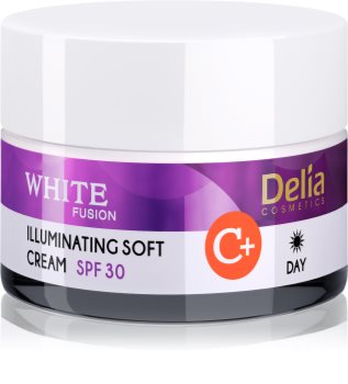 Delia Cosmetics White Fusion C+ posvetlitvena dnevna krema za kožo s hiperpigmentacijo SPF 30