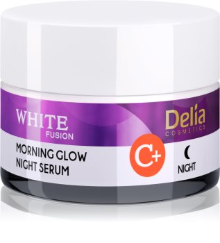 Delia Cosmetics White Fusion C+ crema radianta de noapte antirid