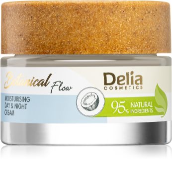 Delia Cosmetics Botanical Flow Coconut Oil Dag en Nachtcrème met Hydraterende Werking