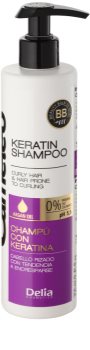 Delia Cosmetics Cameleo BB keratinski šampon za valovite lase