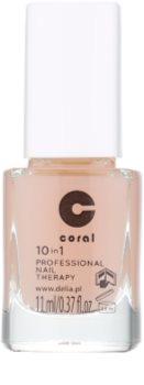 Delia Cosmetics Coral професійний догляд за нігтями 10 в 1