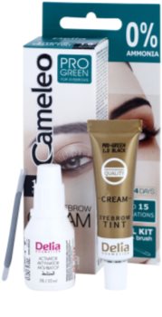Delia Cosmetics Cameleo Pro Green фарба для брів без аміаку