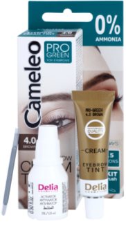 Delia Cosmetics Cameleo Pro Green culoare pentru sprancene fără amoniac