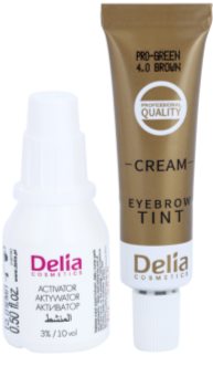 Delia Cosmetics Cameleo Pro Green culoare pentru sprancene fără amoniac
