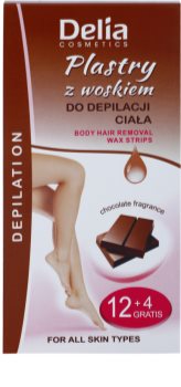 Delia Cosmetics Depilation Chocolate Fragrance Enthaarungswachsstreifen für den Körper