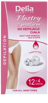 Delia Cosmetics Depilation Fragrance Free Enthaarungswachsstreifen für den Körper