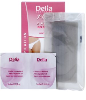 Delia Cosmetics Depilation Fragrance Free Enthaarungswachsstreifen für den Körper