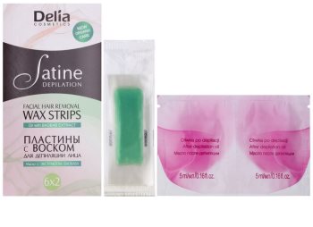 Delia Cosmetics Depilation Facial voskové depilační pásky na obličej