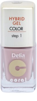 Delia Cosmetics Coral Nail Enamel Hybrid Gel esmalte de uñas en gel