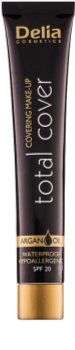 Delia Cosmetics Total Cover machiaj rezistent la apa SPF 20