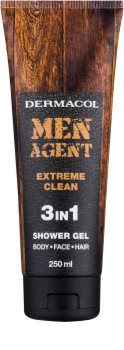 Dermacol Men Agent Extreme Clean sprchový gel 3 v 1
