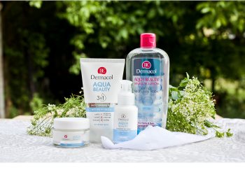 Dermacol Aqua Beauty agua micelar limpiadora para pieles jóvenes
