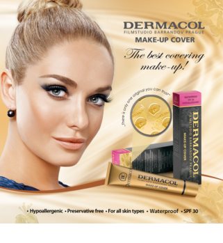 Dermacol Cover base de alta cobertura SPF 30