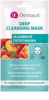 Dermacol Deep Cleasing Mask Textile 3D tiefreinigende Maske