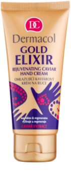 Dermacol Gold Elixir crema rejuvenecedora con caviar para manos