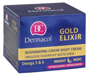 Dermacol Gold Elixir crema de noapte pentru reintinerire cu caviar