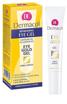 Dermacol Gold żel odświeżający przeciw obrzękom i cieniom
