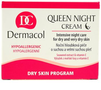 Dermacol Dry Skin Program Queen Night Cream tratamiento de noche reafirmante para pieles secas y muy secas