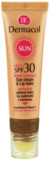 Dermacol Sun Water Resistant Water Resistant Sun Face Cream with Lip Balm SPF 30
