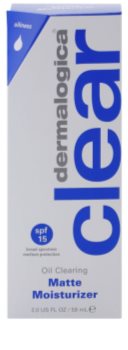 Dermalogica Clear Start Oil Clearing loción hidratante matificante SPF 15