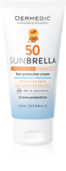 Dermedic Sunbrella Baby creme facial protetor com minerais SPF 50