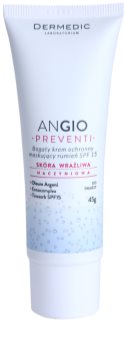 Dermedic Angio Preventi creme facial de cobertura intensiva para pele sensível e com vermelhidão