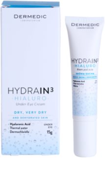 Dermedic Hydrain3 Hialuro Augencreme für dehydrierte trockene Haut