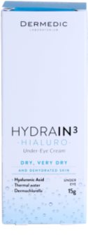 Dermedic Hydrain3 Hialuro Augencreme für dehydrierte trockene Haut