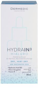 Dermedic Hydrain3 Hialuro Hydraterende Gezichtsserum voor Droge tot Zeer Droge Huid