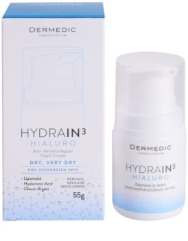 Dermedic Hydrain3 Hialuro hydratační noční krém proti vráskám