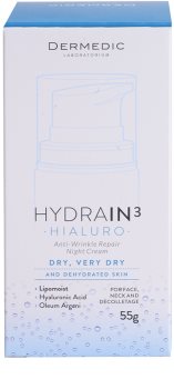 Dermedic Hydrain3 Hialuro hydratační noční krém proti vráskám
