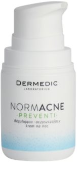 Dermedic Normacne Preventi nočna regulativna in čistilna krema za obraz