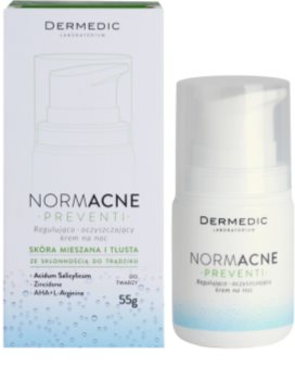 Dermedic Normacne Preventi nočna regulativna in čistilna krema za obraz