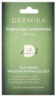 Dermika 1. 2. 3. normalisierende 3-Phasen-Pflege für Haut mit kleinen Makeln