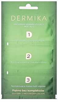 Dermika 1. 2. 3. normalisierende 3-Phasen-Pflege für Haut mit kleinen Makeln